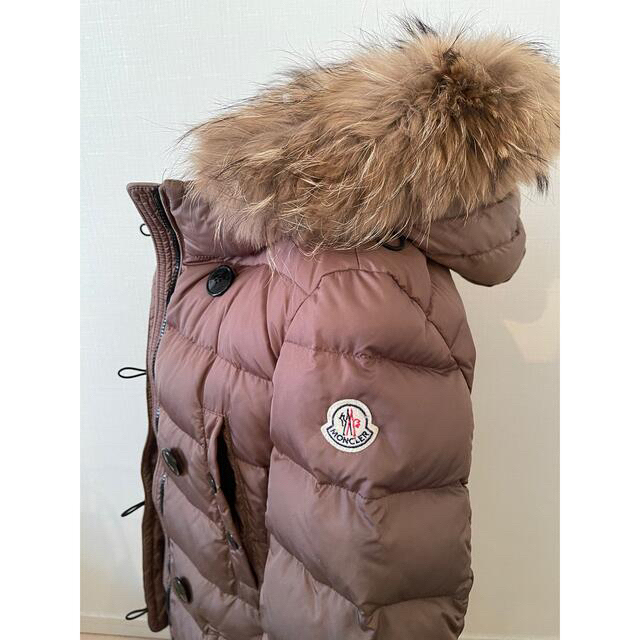 MONCLER - 美品中古モンクレール ダウンコート ベルト付き チャコール