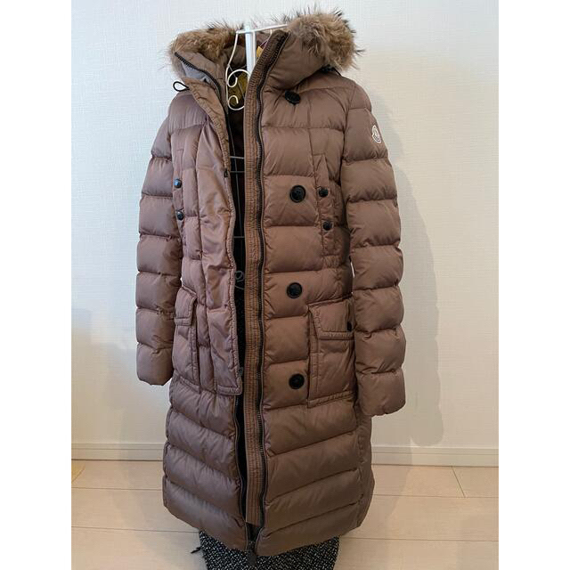 【美品】MONCLER　モンクレール　ダウンコート　サイズ0  ブラウン