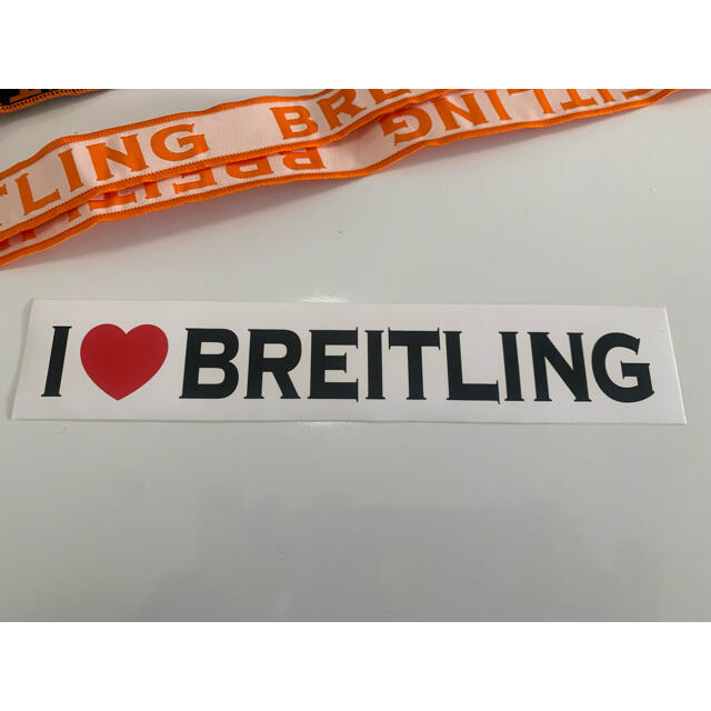 BREITLING(ブライトリング)のブライトリング　ネックストラップ　ステッカー エンタメ/ホビーのコレクション(ノベルティグッズ)の商品写真