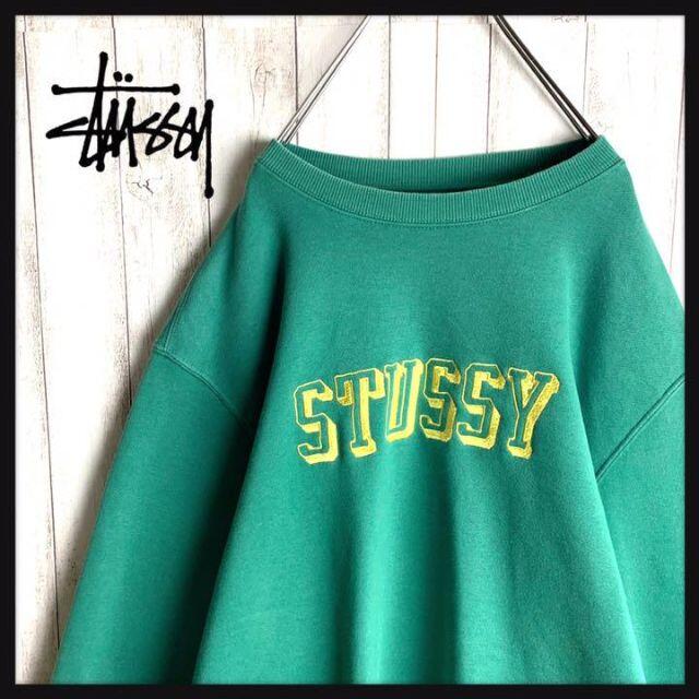 STUSSY - 【超希少カラー】ステューシー☆センター刺繍 スウェット