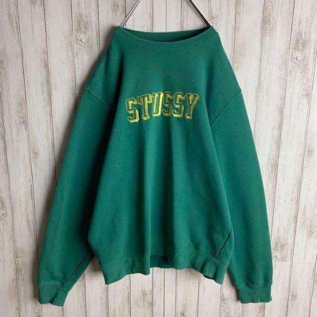STUSSY - 【超希少カラー】ステューシー☆センター刺繍 スウェット