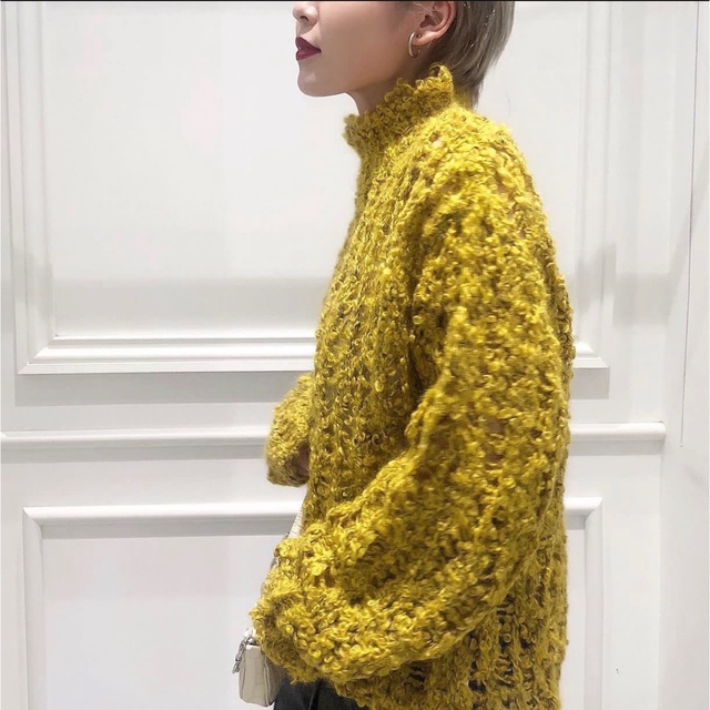 年末のプロモーション 未使用 IRENE Loop yarn Knit ループヤーン