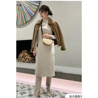 TOMORROWLAND - 現行品 bacca ソフトサテンキャミソールワンピースの
