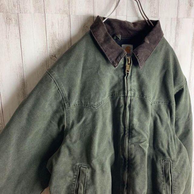 carhartt - 【超希少デザイン】カーハート☆刺繍ロゴ 襟コーデュロイ