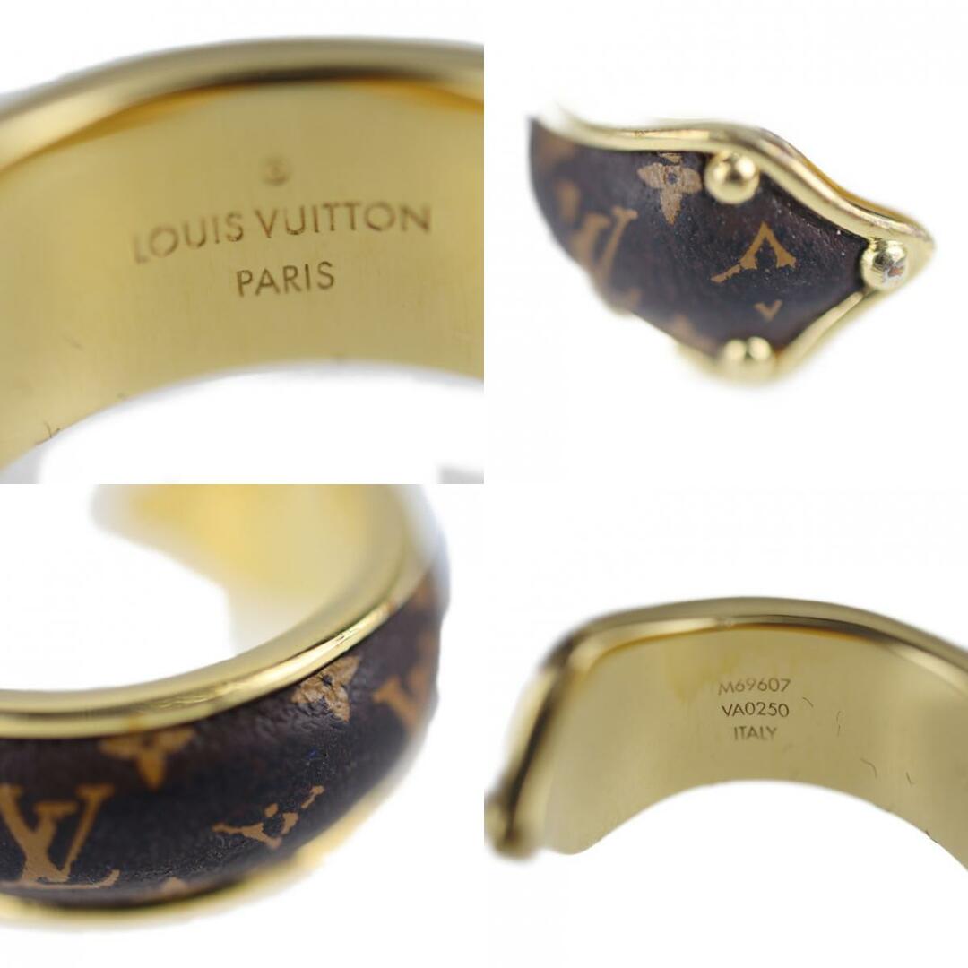 LOUIS VUITTON ルイ ヴィトン バーグ モノグラム スウィートドリーム リング・指輪 M69607 モノグラムキャンバス メタル ブラウン ゴールド ビトン M【本物保証】 ルイヴィトン リング M Louis Vuitton 指輪 本物