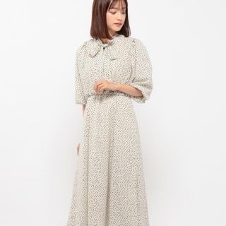 ミッシュマッシュ ドット マキシワンピース/ロングワンピース