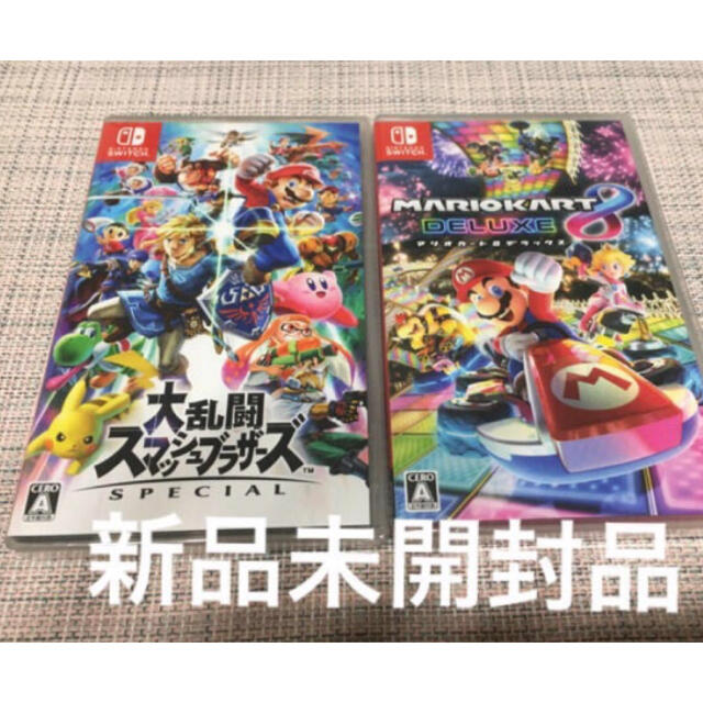 新品未開封大乱闘スマッシュブラザーズ & マリオカート8