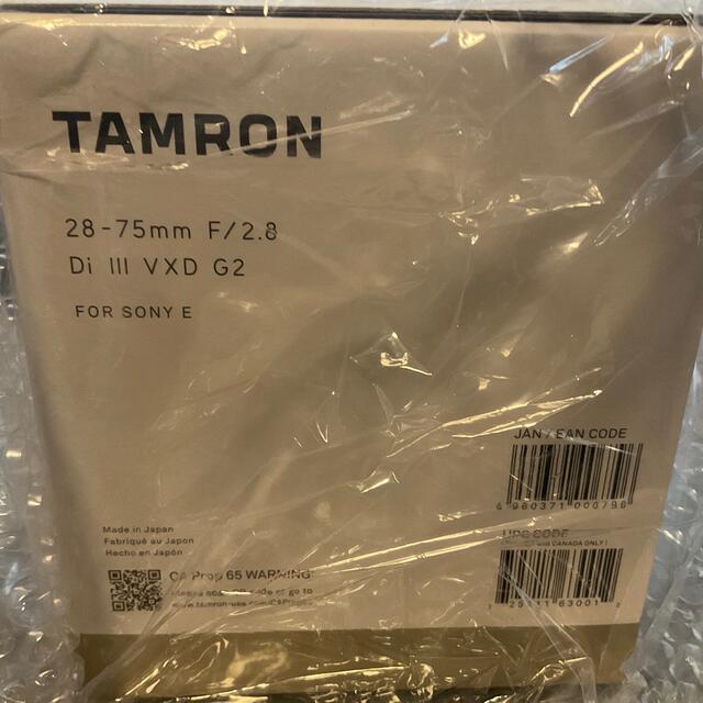 TAMRON(タムロン)のTAMRON タムロン28-75mm F2.8 DI III VXD G2 スマホ/家電/カメラのカメラ(その他)の商品写真