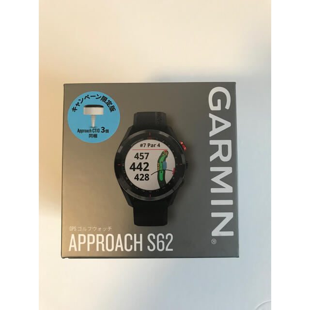新品未使用GARMIN アプローチ S62 CT10 3個付き www.anac-mali.org