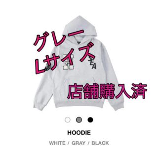 ヒステリックグラマー(HYSTERIC GLAMOUR)のwind and sea  HYSTERIC GLAMOURパーカー L グレー(パーカー)