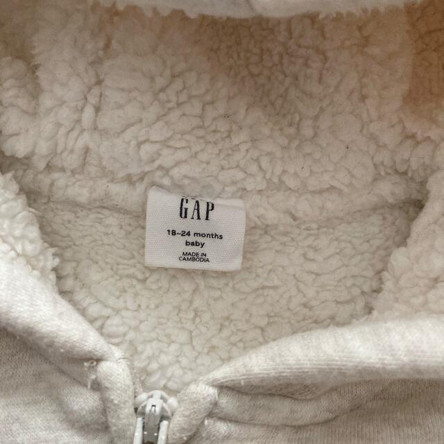 babyGAP(ベビーギャップ)のbaby gap パーカー キッズ/ベビー/マタニティのベビー服(~85cm)(トレーナー)の商品写真