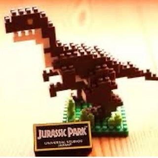 ユニバーサルスタジオジャパン(USJ)のUSJ nanoblock ナノブロック ジュラシックパーク ティラノサウルス(模型/プラモデル)