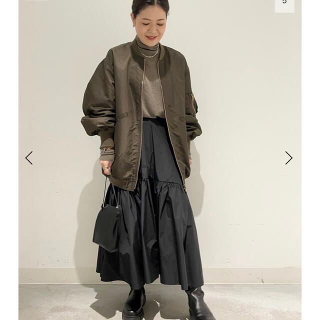 新品本物】 Plage - 2021AW Plage【R'IAM】MA1 ブルゾン2 36 ブラウン