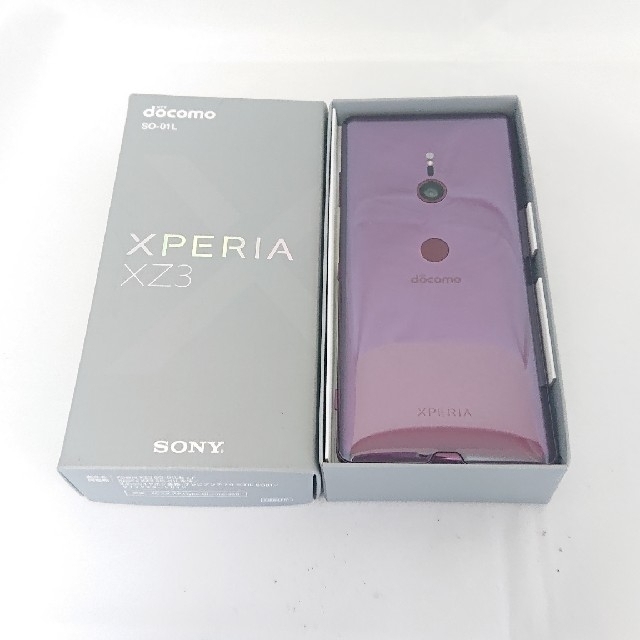 Xperia XZ3 SO-01L SIMロック解除 「ボルドーレッド」ソフトバンク