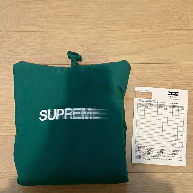 supreme motion logo hooded sweat shirts