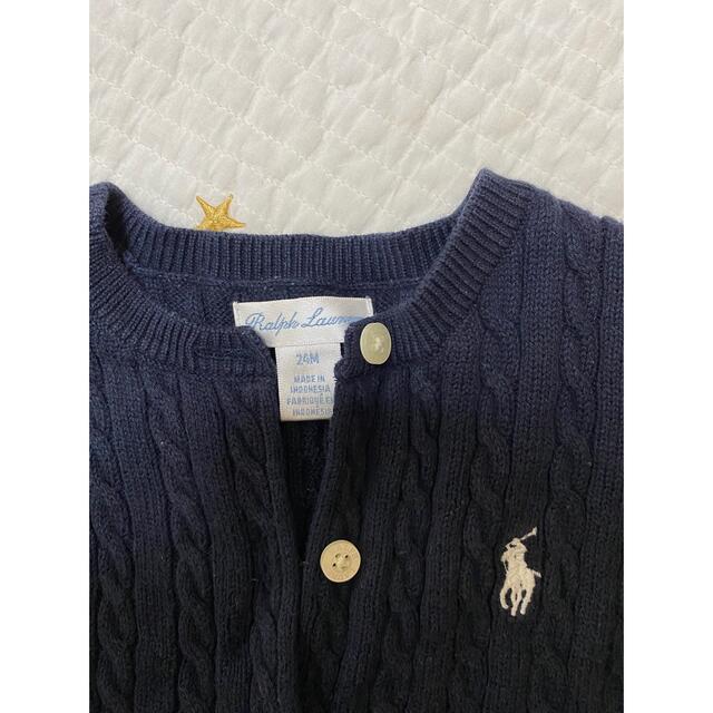 POLO RALPH LAUREN(ポロラルフローレン)のラルフローレン カーディガン キッズ/ベビー/マタニティのキッズ服女の子用(90cm~)(カーディガン)の商品写真