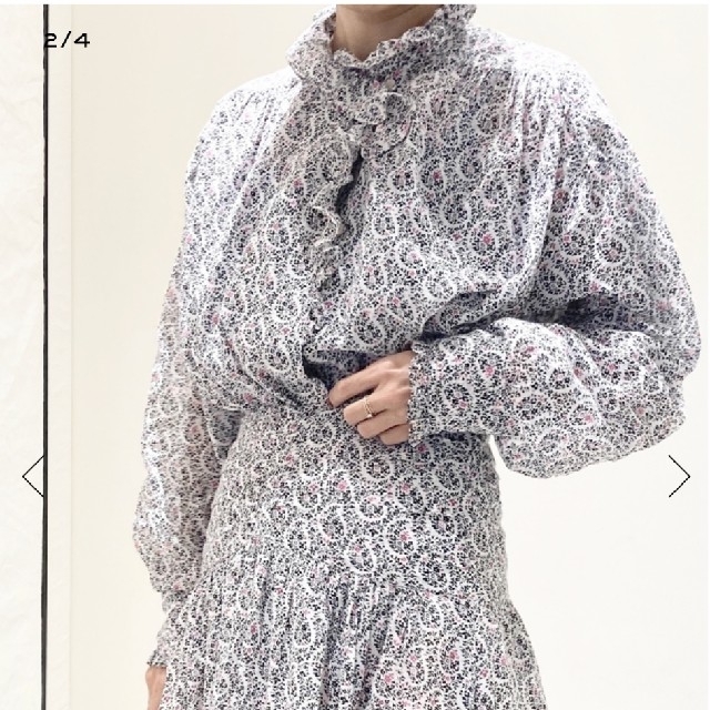 Isabel Marant(イザベルマラン)のイザベルマランエトワール PAMIAS コットン プリントブラウス レディースのトップス(シャツ/ブラウス(長袖/七分))の商品写真