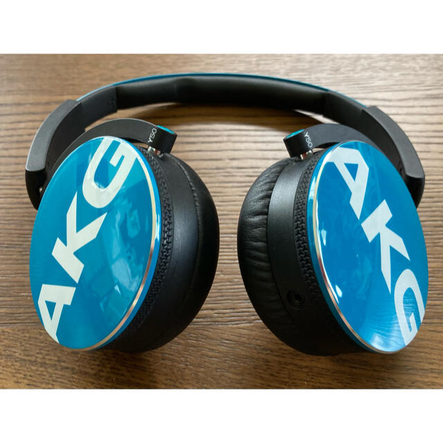 AKG Y50 ヘッドホン 密閉型　ブルー 2