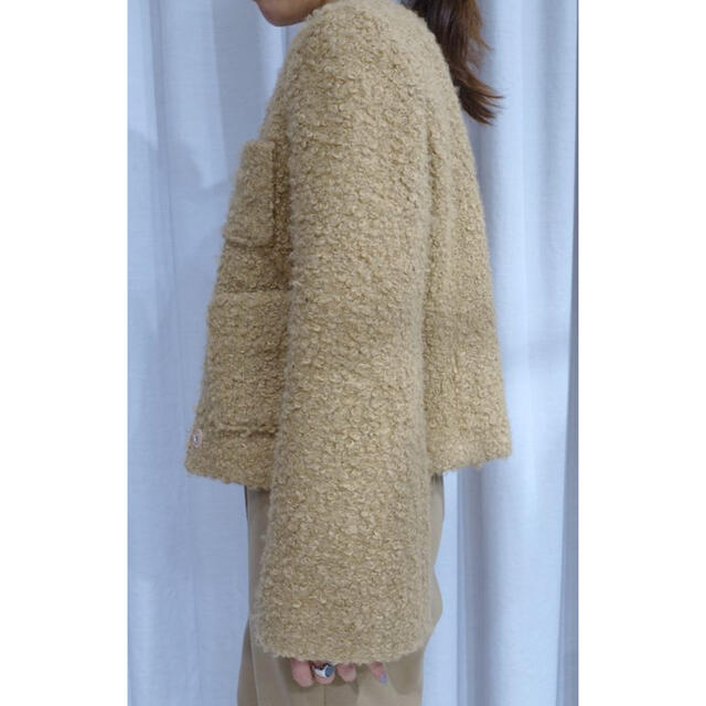 BORDERS at BALCONY プードルショートジャケット | labiela.com
