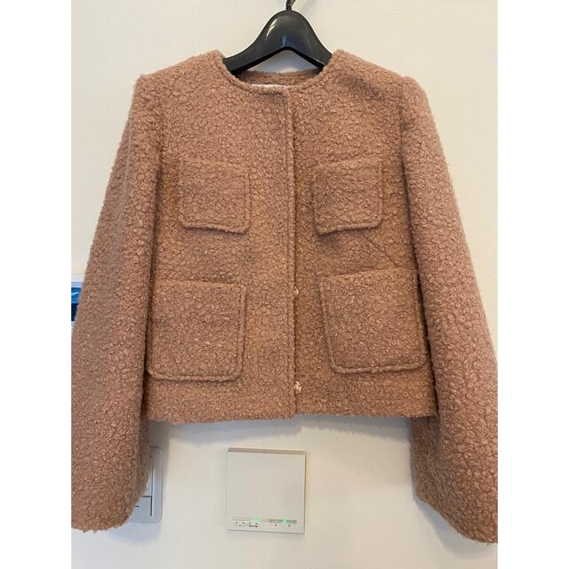 BORDERS at BALCONY プードルショートジャケット | labiela.com