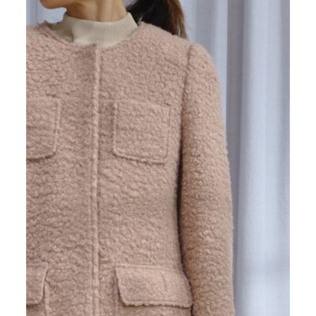 BORDERS at BALCONY プードルショートジャケット | labiela.com