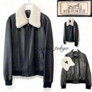 エルメス ジャケットコート レザージャケット/革ジャン(メンズ)の通販 ...