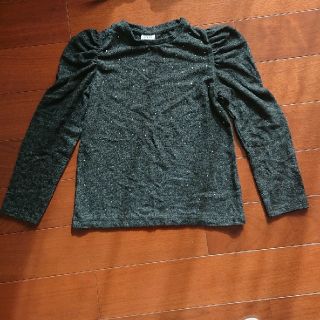 ザラキッズ(ZARA KIDS)のZarakids◆パフスリーブラメニット(ニット)