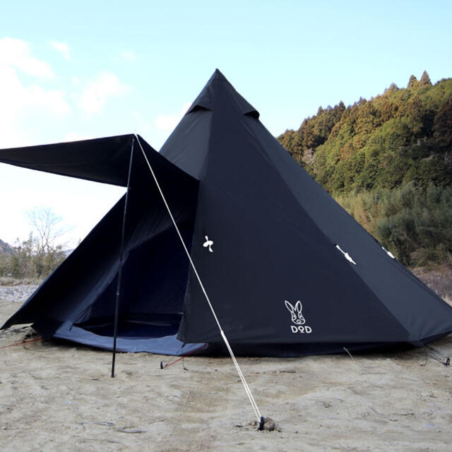 【最終値下げ】新品 DoD 黒 ワンポール テント L 未開封 キャンプ