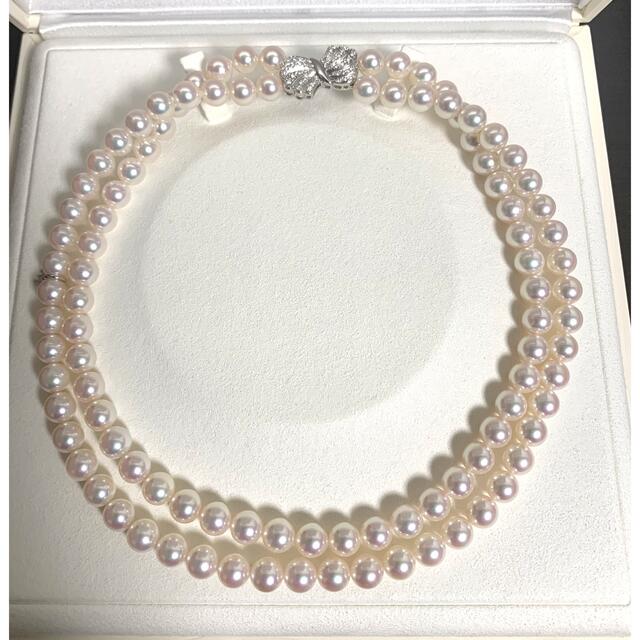 ミキモト MIKIMOTO K18WG パール ブレスレット 定価7万