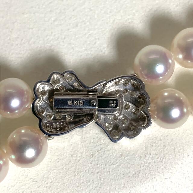 【超貴重プレミアム品】ミキモトパールネックレス2連8-8.5mmピンク系k18