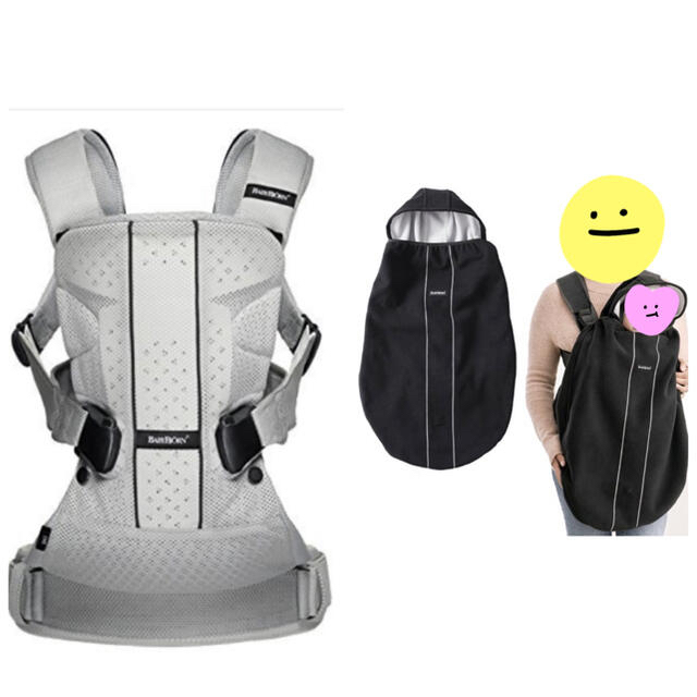 BABYBJORN(ベビービョルン)のベビービョルン（Baby Bjorn）ベビーキャリア ONE＋ Air  キッズ/ベビー/マタニティの外出/移動用品(抱っこひも/おんぶひも)の商品写真