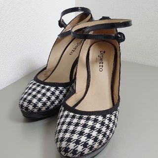 repetto - 🌟値下げしました🌟Repetto🌟黒格子柄ハイヒールの通販 by