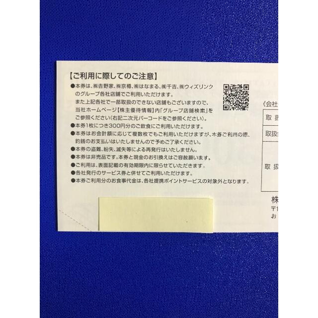 12000円分 吉野家 株主優待券 はなまるうどん 京樽 三崎港 三崎丸