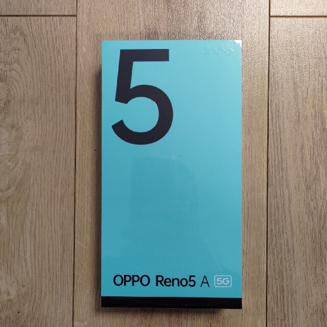 新品未開封　OPPO　Reno　5 A 本体  国内版simフリー