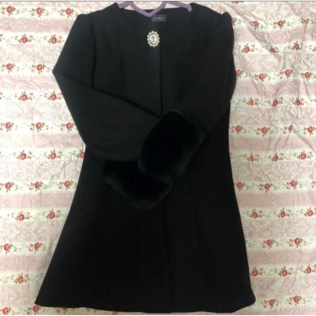 ♡evelyn Aライン ビジューコート♡ ロングコート ♡evelyn Aライン ビジューコート♡ ロングコート