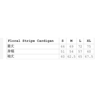 Supreme - Supreme Floral Stripe Cardigan カーディガン Mの通販 by T ...