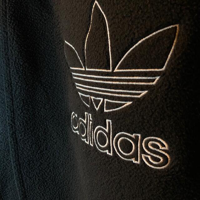 adidas(アディダス)のadidas original アディダス オリジナル　刺繍ロゴ　ハーフジップ メンズのトップス(スウェット)の商品写真