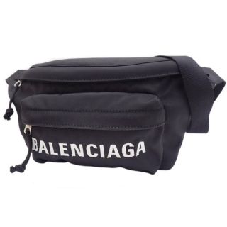 バレンシアガ(Balenciaga)のバレンシアガ WHEEL ベルトパック ナイロン 黒 白 40802011636(ウエストポーチ)