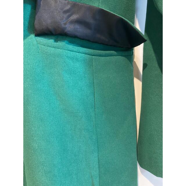 グリーン コート  レディースのジャケット/アウター(ロングコート)の商品写真