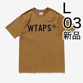 ダブルタップス(W)taps)の新品完売 WTAPS WTVUA L 03 ダブルタップス スクリーン ゴールド(Tシャツ/カットソー(半袖/袖なし))