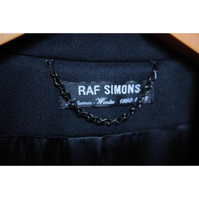 RAF SIMONS(ラフシモンズ)のSALE！希少！【ヴィンテージ】 1998年AWラフシモンズチェスターコート メンズのジャケット/アウター(チェスターコート)の商品写真