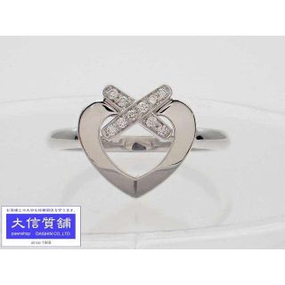 ショーメ(CHAUMET)のCHAUMET ショーメ 750 K18 ホワイトゴールド リアンドゥショーメ ダイヤリング ハート #51（10.5号） 3.8g 中古A 管理番号：C-8513(リング(指輪))