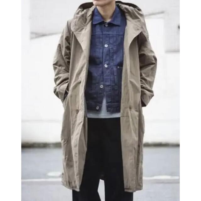 COMOLI(コモリ)の希少 AW19 COMOLI HOODED COAT コモリ　3 メンズのジャケット/アウター(モッズコート)の商品写真