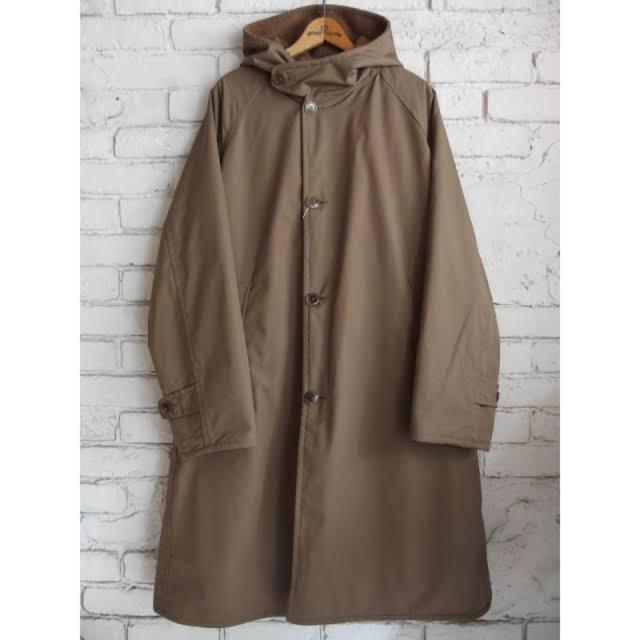 COMOLI(コモリ)の希少 AW19 COMOLI HOODED COAT コモリ　3 メンズのジャケット/アウター(モッズコート)の商品写真