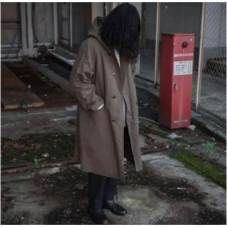 コモリ(COMOLI)の希少 AW19 COMOLI HOODED COAT コモリ　3(モッズコート)