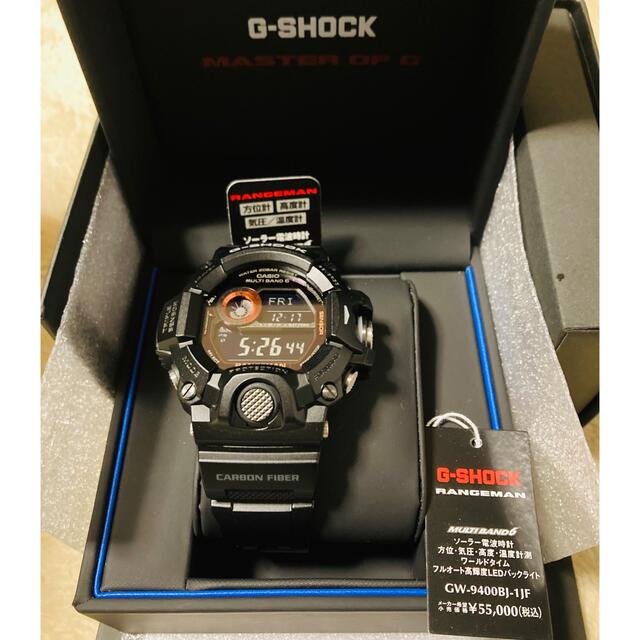 【新品】カシオ G-SHOCK レンジマン オールブラック GW-9400BJ