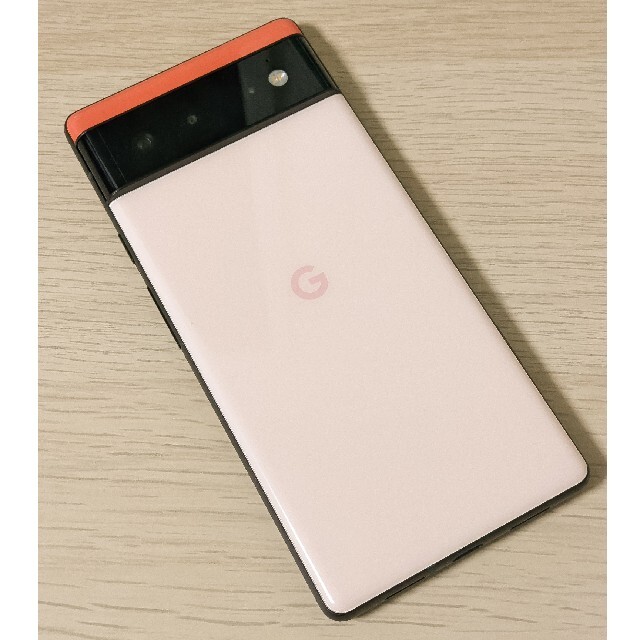 【美品】Google Pixel 6（Kinda Coral）