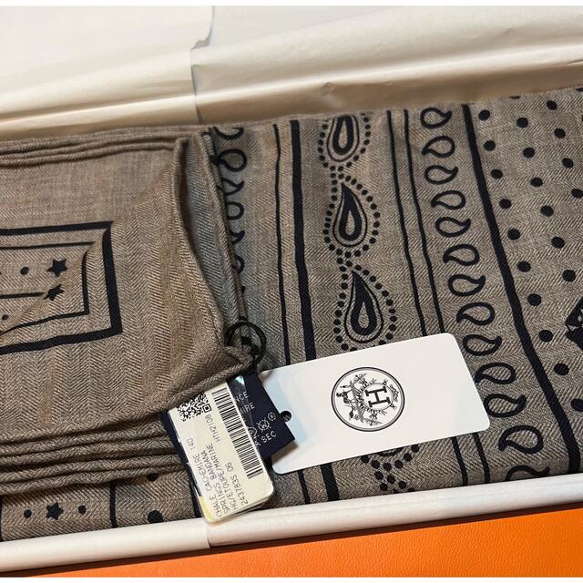 新品 最新作 エルメス カシシル カシミアシルク エトゥープ 140 新品 最新作 エルメス カシシル カシミアシルク エトゥープ 140