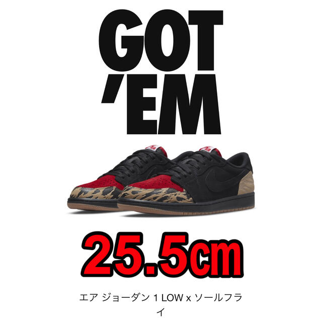 NIKE AIR JORDAN 1 RETRO LOW OG SOLE FLY靴/シューズ