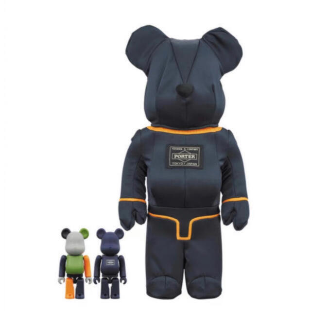 BE@RBRICK PORTER TANKER BLUE 100%&400%